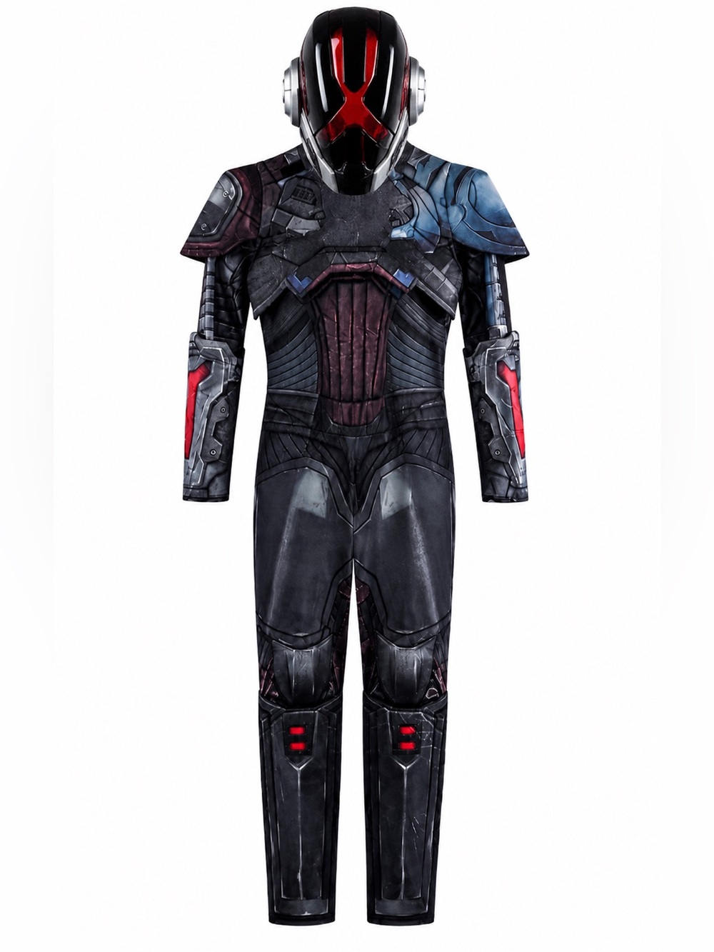 Mass Effect N7 Armor Cosplay Kids Costume W/ Helmet - Picture 1 of 8